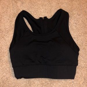 Black Sports Bra